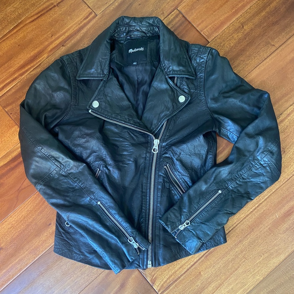 The Washed Leather Motorcycle Jacket